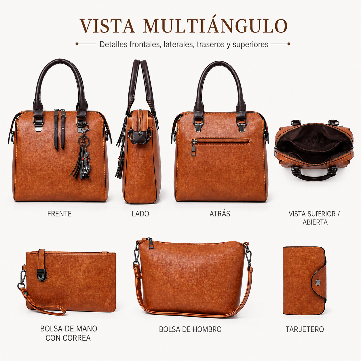 Colección Elegancia Satchel - Compra 1 y Llévate 4