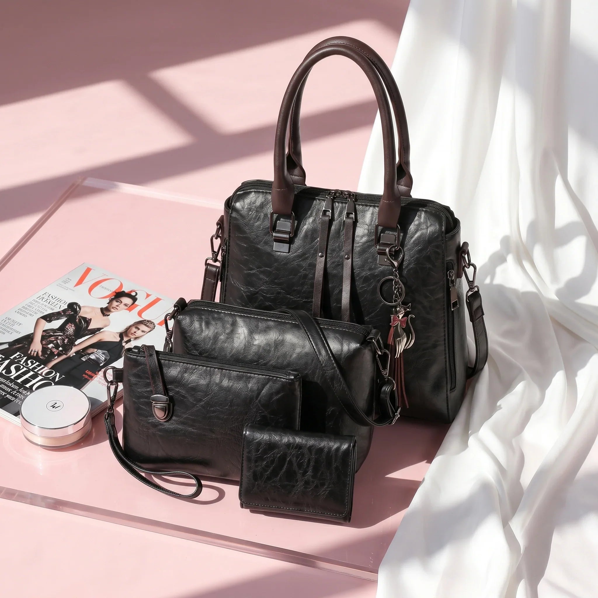 Colección Elegancia Satchel - Compra 1 y Llévate 4